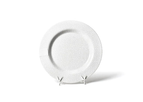 Happy Everything Big Round Platter - Stone Small Dot