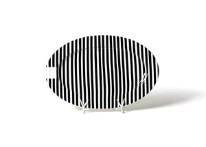Happy Everything Big Oval Platter - Black Stripe