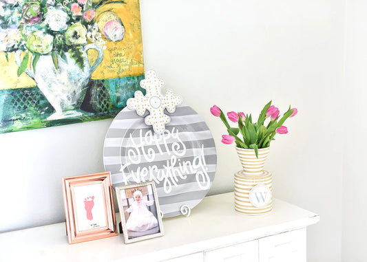 Happy Everything Attachment - Neutral Cross