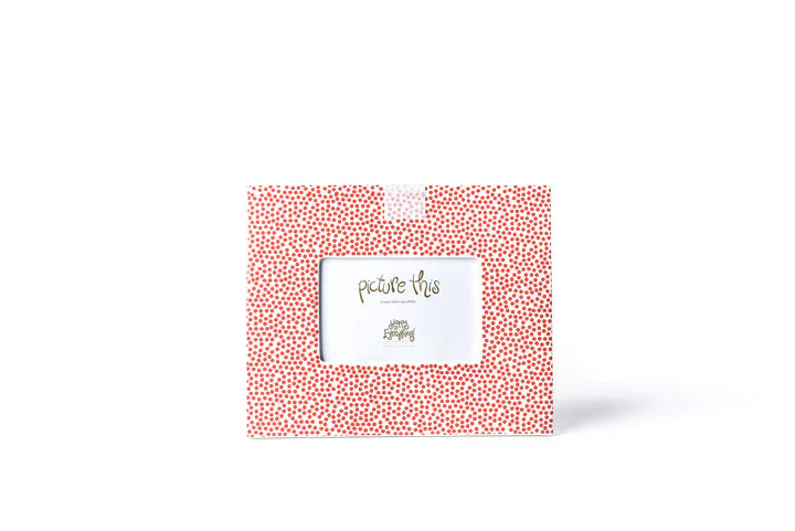 Happy Everything Frame - Red Small Dot