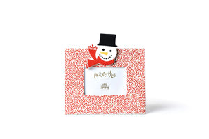 Happy Everything Frame - Red Small Dot