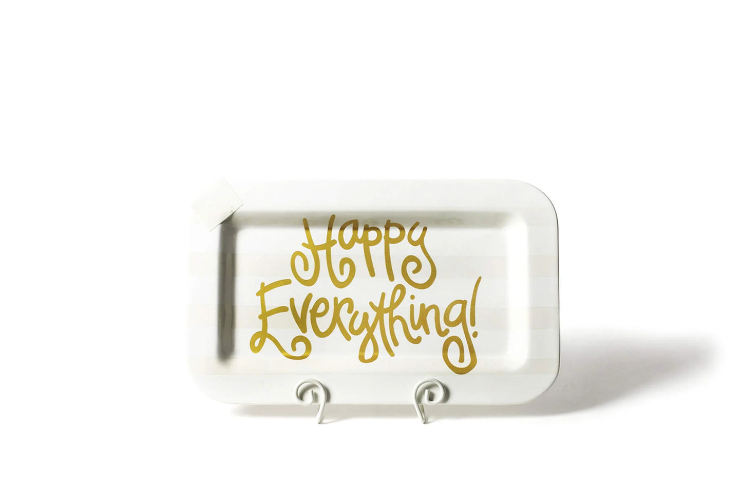 Happy Everything Rectangle Platter - White Stripe