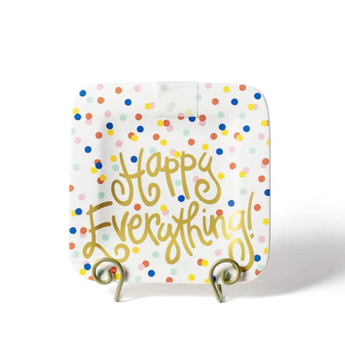 Happy Everything Mini Square Platter - Happy Dot
