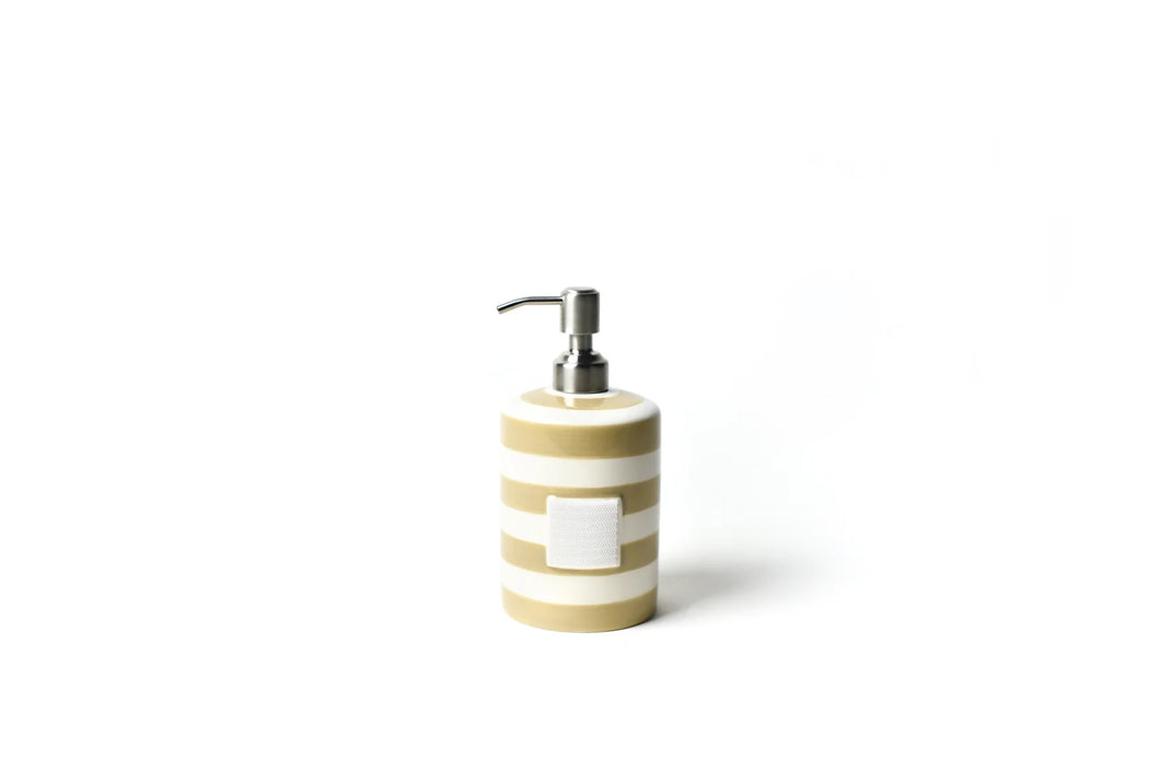 Happy Everything Mini Soap Pump - Neutral Stripe