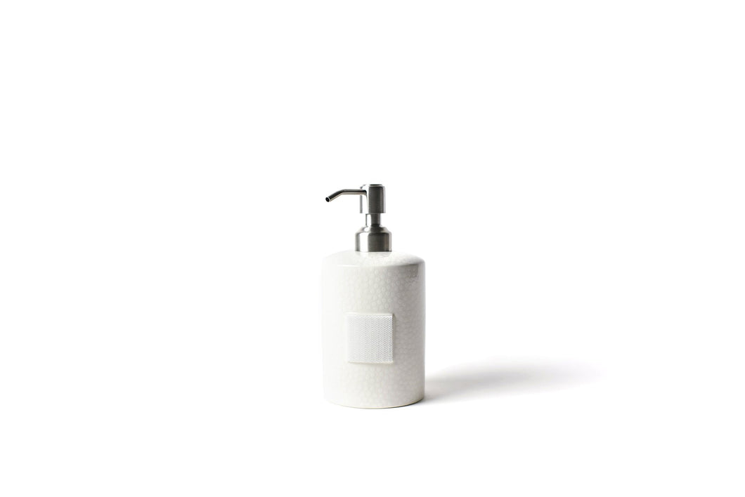 Happy Everything Mini Soap Pump - White Small Dot