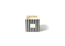 Load image into Gallery viewer, Happy Everything Medium Nesting Cube - Black Stripe