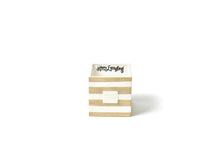 Load image into Gallery viewer, Happy Everything Medium Nesting Cube - Neutral Stripe