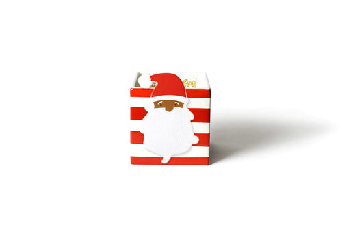 Happy Everything Medium Nesting Cube - Red Stripe