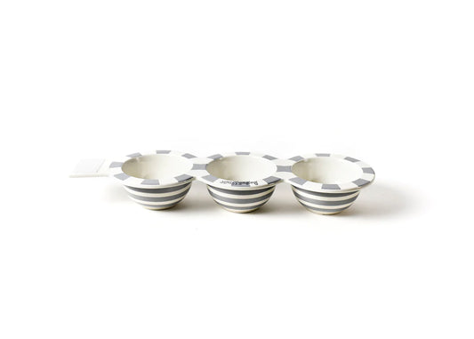 Happy Everything Trio Bowl - Stone Stripe