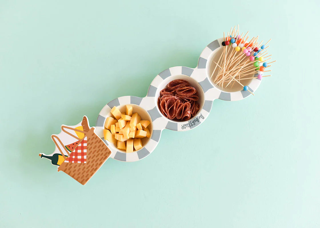 Happy Everything Trio Bowl - Stone Stripe