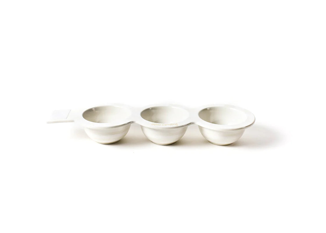 Happy Everything Trio Bowl - White Stripe