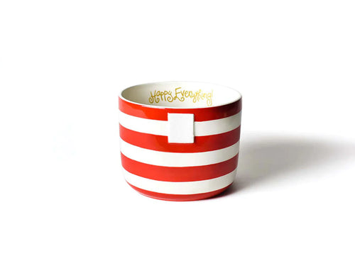 Happy Everything Mini Bowl - Red Stripe