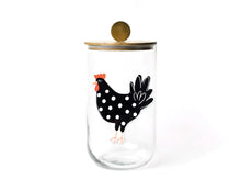 Load image into Gallery viewer, Happy Everything Big Wooden Lid Glass jar