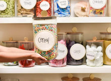 Load image into Gallery viewer, Happy Everything Big Wooden Lid Glass jar