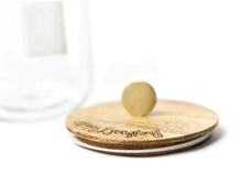 Load image into Gallery viewer, Happy Everything Mini Wooden Lid Glass Jar