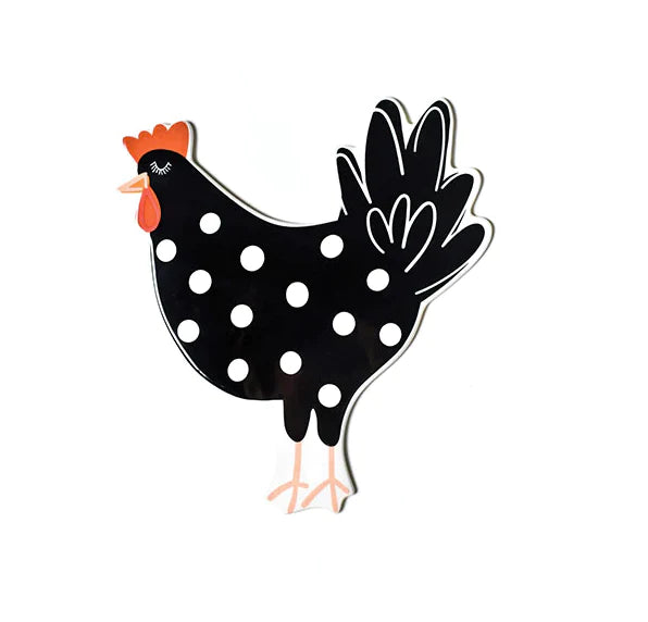 Happy Everything Attachment - Polka Dot Chicken