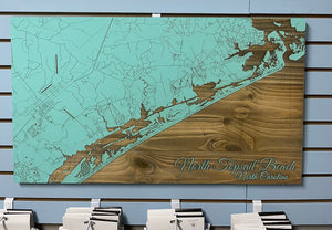 North Topsail Fire & Pine Map - ON ORDER NOT IN STOCK YET