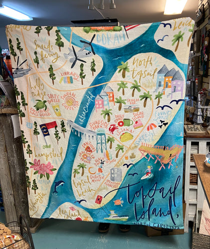 Topsail Throw Blanket