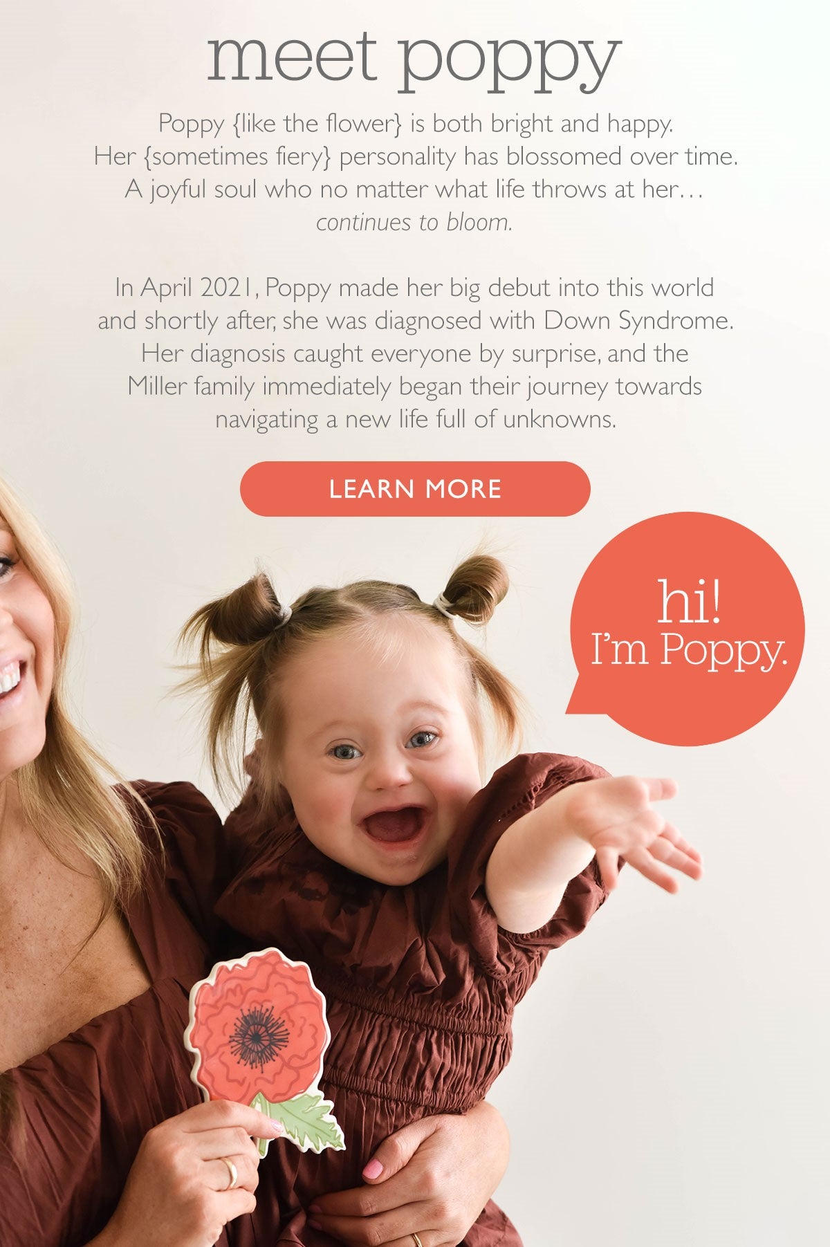 Happy Everything Attachment - Poppy