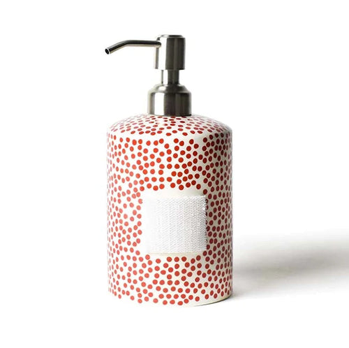 Happy Everything Mini Soap Pump - Red Small Dot